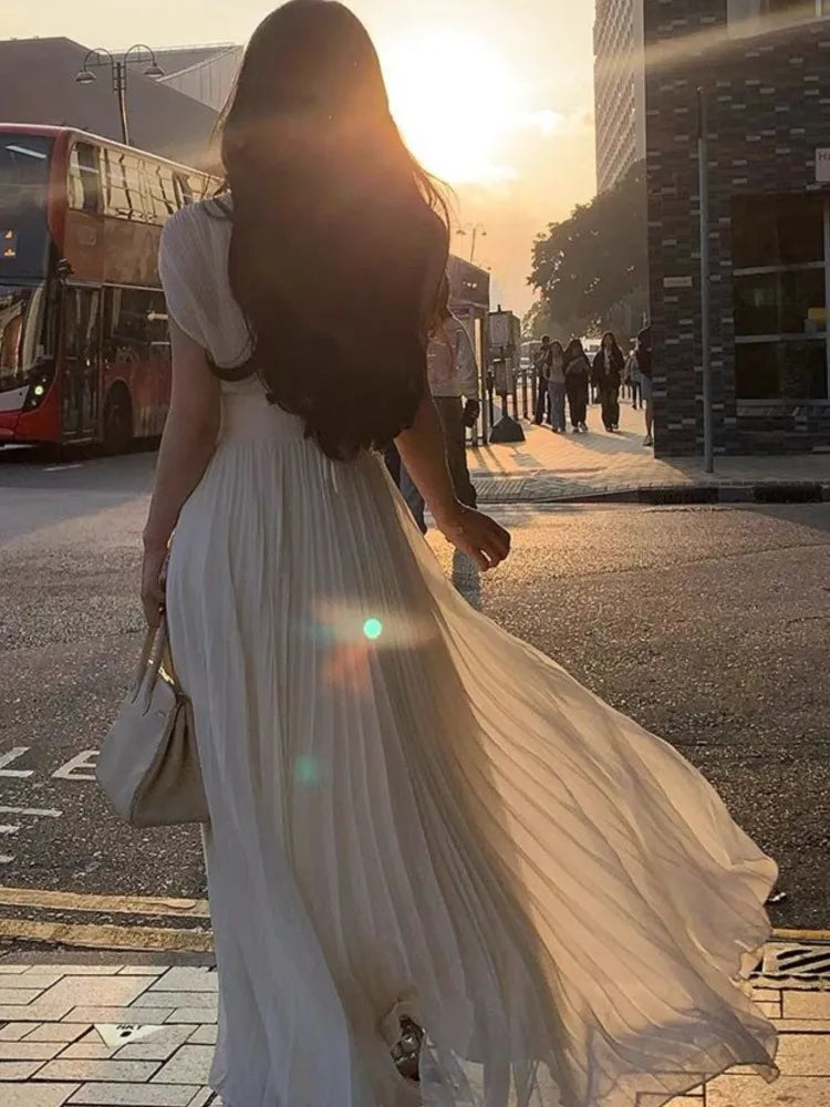 Summer Sonata: The Pleated Symphony for a Romantic Looka