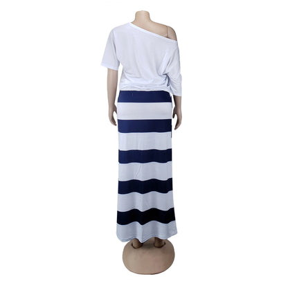 Harbor Luxe: Effortless Elegance in the Anchor Print Set